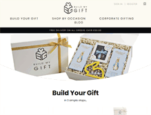 Tablet Screenshot of buildmygift.com